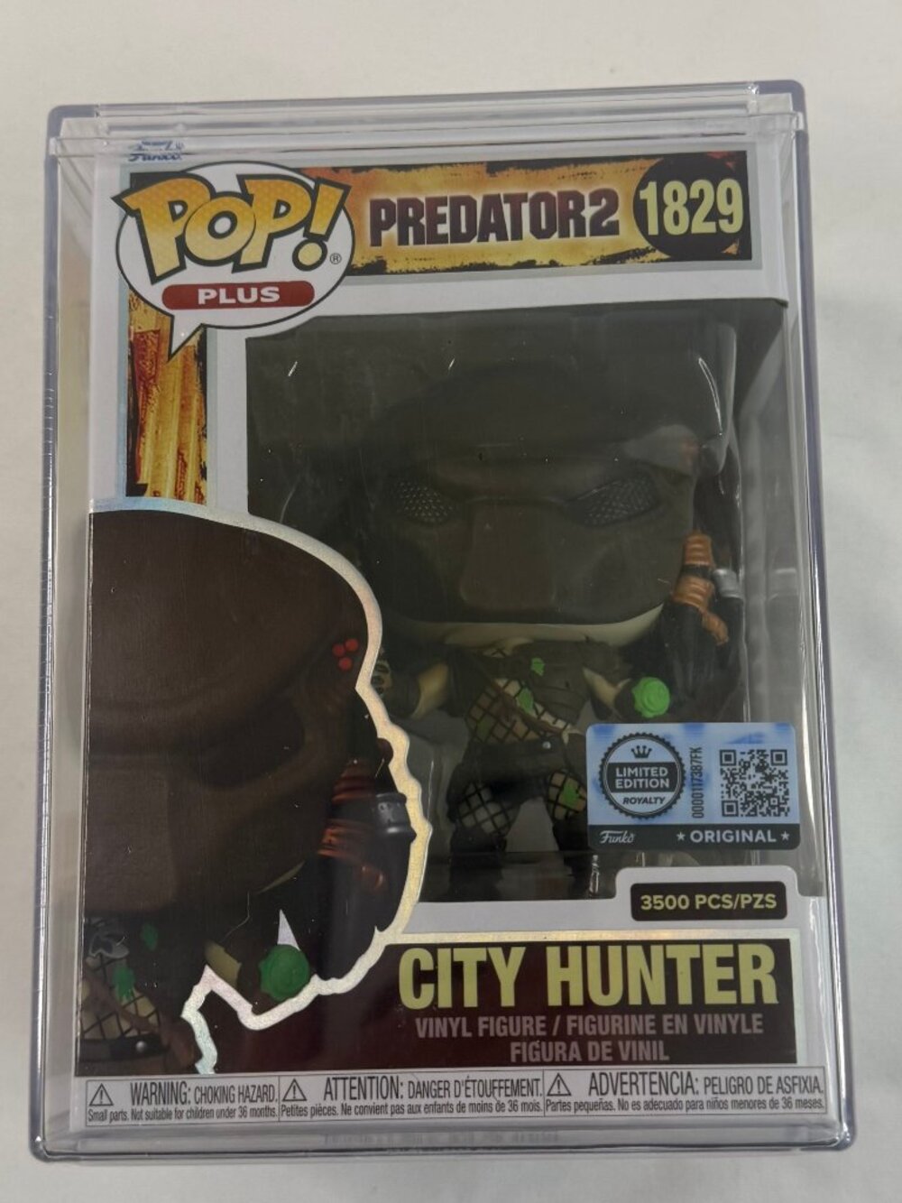 MIB Ltd. Ed. Funko Pop Plus Royalty Predator 2 City Hunter 3500 pcs. #1829